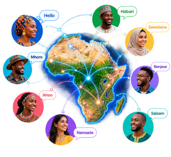 africa map languages 2